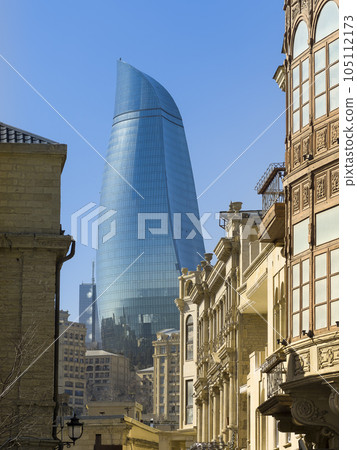 阿塞拜疆巴庫老城和火焰塔 / 阿塞拜疆巴庫 阿塞拜疆巴庫老城和火焰塔 / 阿塞拜疆巴庫 105112173