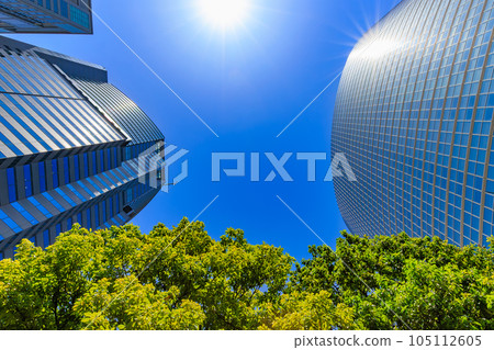 東京都港區港南的城市景觀 品川 Grand Commons 辦公樓 105112605