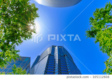 東京都港區港南的城市景觀 品川 Grand Commons 辦公樓 105112608