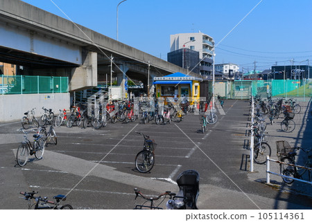 千葉縣松戶市馬橋站自行車停車場周邊2023年7月 105114361