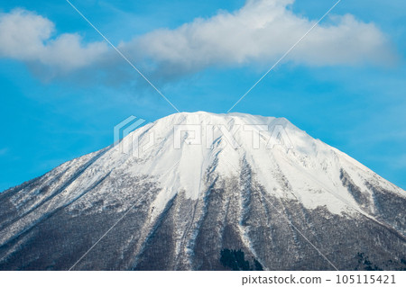 大山的雪景（來自寶木町） 105115421