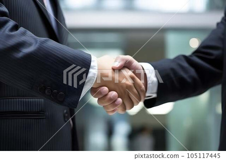Businessman shaking hands Businessman shaking hands 105117445