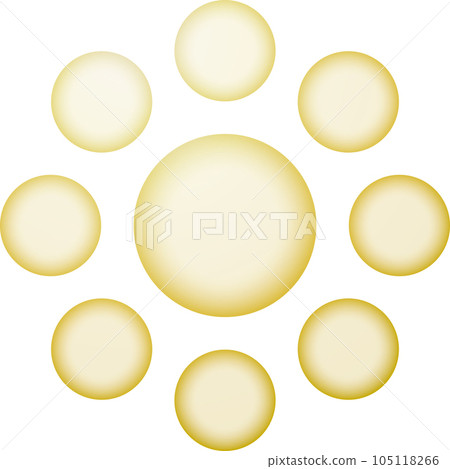 Family Crest Hosokawa Kuyou [Golden] 105118266