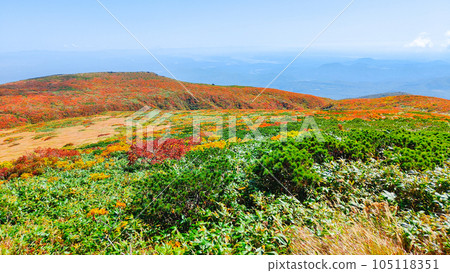 秋季攀登栗駒山（從中央路線眺望） 105118351