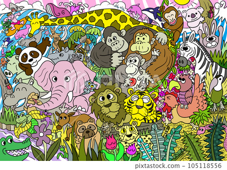 各種動物 各種動物 105118556