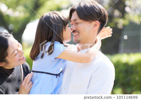 family playing face to face 105118699