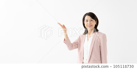 商務高級女性手控股 105118730