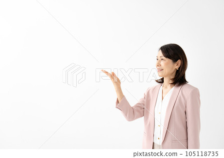Business senior woman hand holding Business senior woman hand holding 105118735