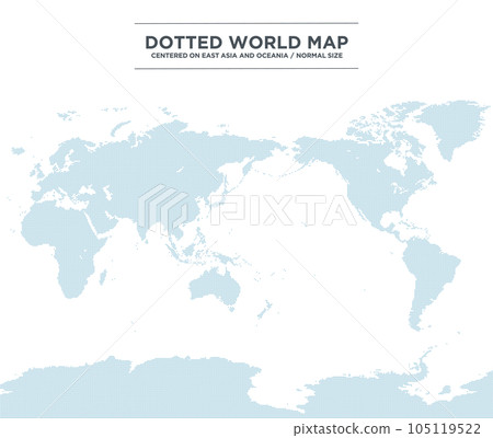 A world map of blue dots centered on East Asia and Oceania. medium size with antarctica 1 A world map of blue dots centered on East Asia and Oceania. medium size with antarctica 1 105119522