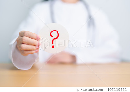 Doctor show Questions Mark ( ? ) on paper. FAQ, frequency asked questions, Answer, Information, Communication, Health, Diagnosis and Medical concept Doctor show Questions Mark ( ? ) on paper. FAQ, frequency asked questions, Answer, Information, Communication, Health, Diagnosis and Medical concept 105119531