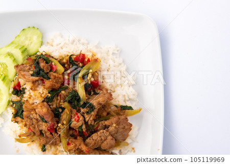 fried rice with shrimp and vegetables fried rice with shrimp and vegetables 105119969