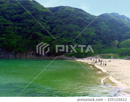 鍋濱的海水浴風景 鍋濱的海水浴風景 105120812