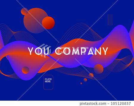 Red orange Abstract Background 105120837