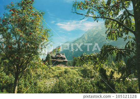 Tatra National Park, Poland. Small Mountains Lake Zabie Oko Or Ma e Morskie Oko In Summer Morning. Five Lakes Valley. Beautiful Scenic View. European Nature 105121128