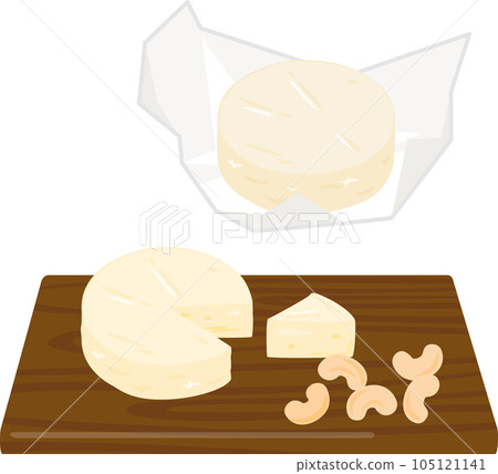 圓形奶酪和腰果 圓形奶酪和腰果 105121141