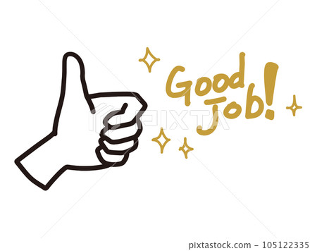 good job gesture icon - Stock Illustration [105122335] - PIXTA