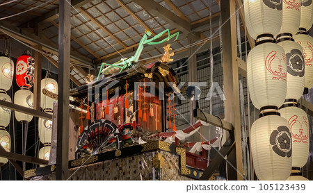 Kyoto Gion Festival Yamaboko and praying mantis of Mt. Kyoto Gion Festival Yamaboko and praying mantis of Mt. 105123439