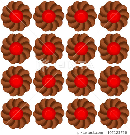 Pattern homemade cookie different taste in pastry biscuit Pattern homemade cookie different taste in pastry biscuit 105123736