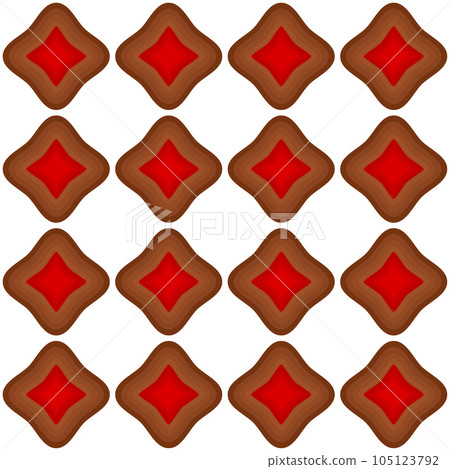 Pattern homemade cookie different taste in pastry biscuit 105123792