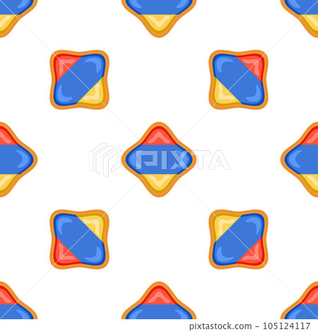 Pattern cookie with flag country Armenia in tasty biscuit Pattern cookie with flag country Armenia in tasty biscuit 105124117