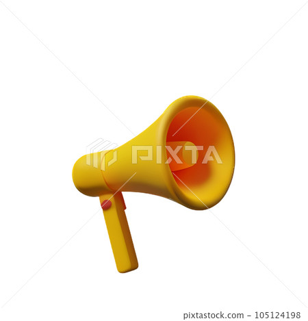 megaphone 3d 105124198