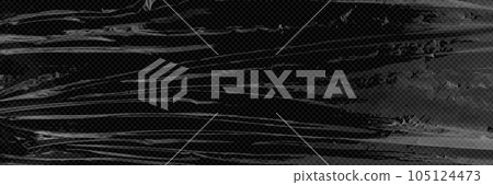 Vinyl plastic cover texture frame with shrink 105124473