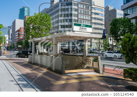Uchisaiwaicho Station on the Toei Subway Mita Line, located at 2-chome Uchisaiwaicho, Chiyoda-ku, Tokyo 105124540