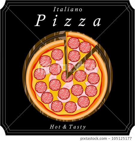 Various sweet tasty pizza 105125177