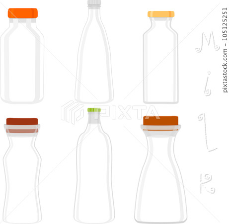 big set different types chilled milk big set different types chilled milk 105125251