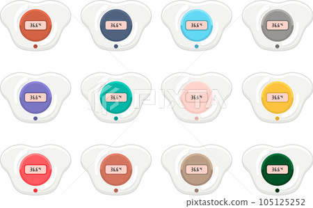 big set baby pacifiers, dummy with rubber nipple big set baby pacifiers, dummy with rubber nipple 105125252