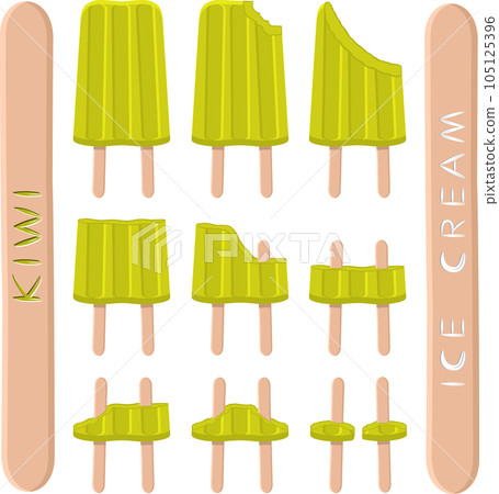 Big set various sweet tasty natural ice cream Big set various sweet tasty natural ice cream 105125396