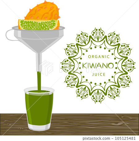 Sweet tasty natural eco product juice 105125481