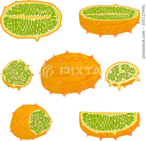 Sweet juicy tasty natural eco product kiwano Sweet juicy tasty natural eco product kiwano 105125491