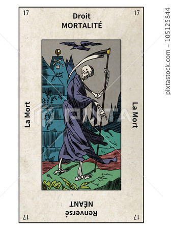 Eteiya 版塔羅牌 17 大阿爾克那死神 105125844