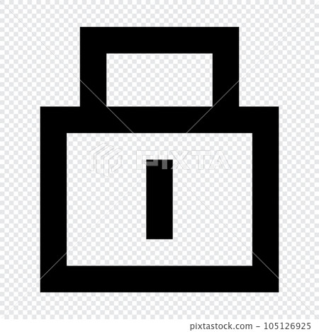 Lock icon. Suitable for website UI design 105126925
