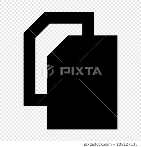 Copy icon. Suitable for website UI design 105127135