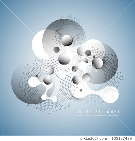 Abstract connection structure. Polygonal space background with connecting dots and lines. Molecules and biotechnology design. Vector illustration Abstract connection structure. Polygonal space background with connecting dots and lines. Molecules and biotechnology design. Vector illustration 105127489