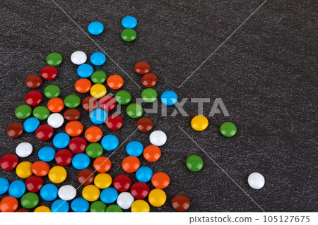 Candies on black Candies on black 105127675