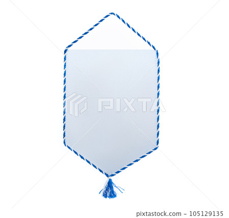 White pennants for prints 105129135