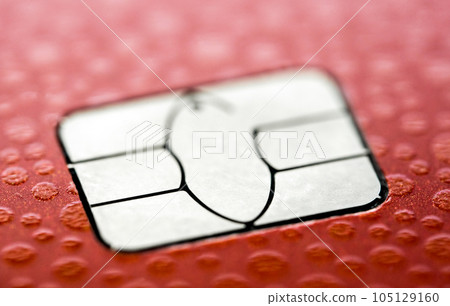 Credit card micro chip Credit card micro chip 105129160