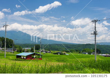 Rural scenery of Hakushu Town Yamanashi Prefecture Rural scenery of Hakushu Town Yamanashi Prefecture 105130175
