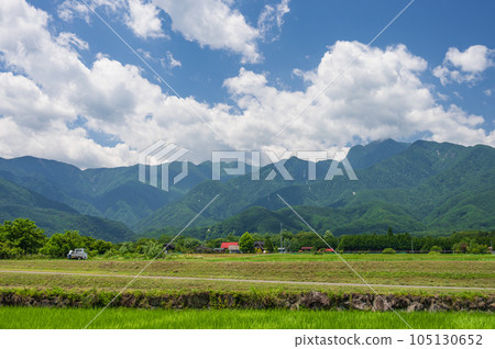 Rural scenery of Hakushu Town Hokuto City Original scenery 105130652