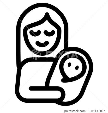 一個女人抱著嬰兒的圖標 105131014