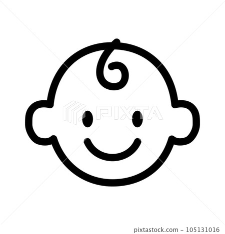 嬰兒臉圖標 105131016