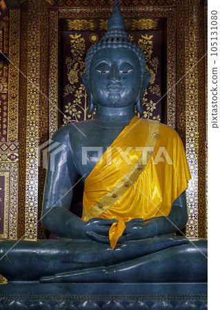 Stone Buddha at Wat Chedi Luang Temple (Chiang Mai Province, Thailand) Stone Buddha at Wat Chedi Luang Temple (Chiang Mai Province, Thailand) 105131080