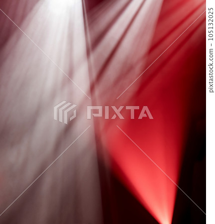 Background of red light of stage from spotlights projectors 105132025