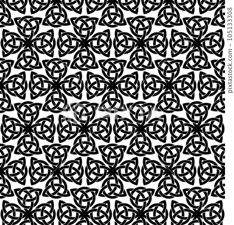 Scandinavian viking symbols pattern 105133308
