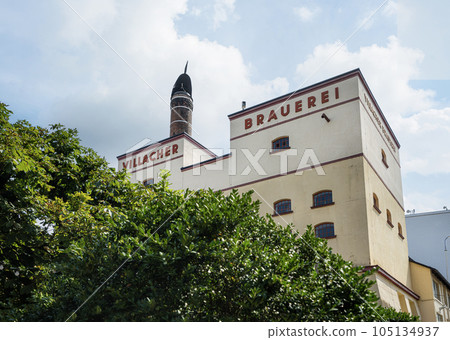the historic Villacher Bier brewery in Villach, Austria the historic Villacher Bier brewery in Villach, Austria 105134937