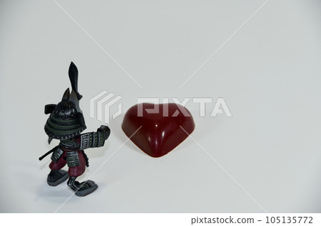 Valentine's chocolate and armor warrior 105135772