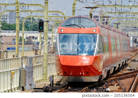 Odakyu Line Limited Express Romance Car GSE Noborito Station 105136504